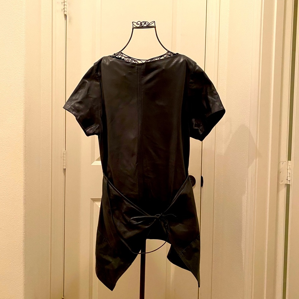 Classy leather Top